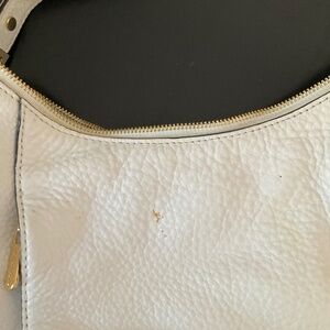 White leather Michael Kors shoulder bag
